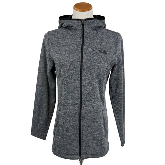 The North Face Gray Zip-Up Fleece Lined Canyonlands Hoodie Jacket | Athleisure S - Picture 3 of 16
